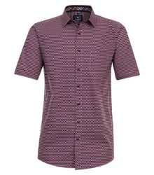 Redmond Kurzarmhemd (241065999) Lila/Bordeaux/Rot/Dunkelrot