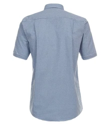 Redmond Kurzarmhemd (241065999) Dunkelblau/Blau/Hellblau
