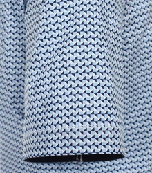 Redmond Kurzarmhemd (241065999) Dunkelblau/Blau/Hellblau