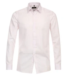 Redmond Businesshemd Slim Fit Rosa/Weiß