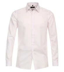 Redmond Businesshemd Slim Fit Rosa/Weiß
