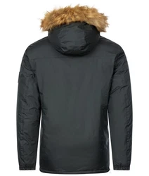 Geographical Norway Winterjacke Anorak Herren Schwarz/Grau/Dunkelblau/Braun