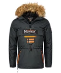 Geographical Norway Winterjacke Anorak Herren Schwarz/Grau/Dunkelblau/Braun