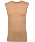 RAGMAN Kurzarmshirt Bodywear round neck Braun/Khaki/Beige/Orange