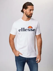Ellesse T-Shirt SL Prado Weiß/Braun/Rot/Rosa