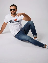 Ellesse T-Shirt SL Prado Weiß/Braun/Rot/Rosa