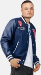 Benlee Rocky Marciano Kurzjacke Newark Dunkelblau/Blau/Dunkelrot/Hellblau/Braun/Rot