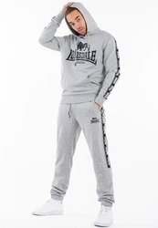 Lonsdale Kapuzenpullover Scousburgh Grau/Hellgrau/Dunkelgrau/Rot/Braun