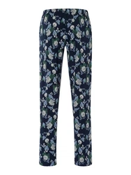 Hanro Pyjamahose Night & Day Dunkelblau/Blau