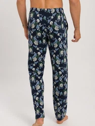 Hanro Pyjamahose Night & Day Dunkelblau/Blau