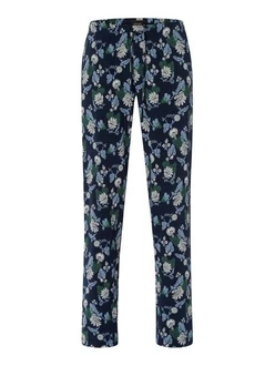 Hanro Pyjamahose Night & Day Dunkelblau/Blau Hanro Pyjamahose Night & Day Dunkelblau/Blau