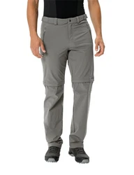 VAUDE Funktionshose Men's Farley Stretch T-Zip Pants III Hellgrau/Grau/Khaki