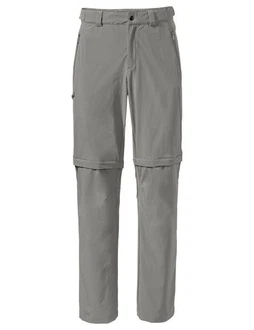 VAUDE Funktionshose Men's Farley Stretch T-Zip Pants III Hellgrau/Grau/Khaki