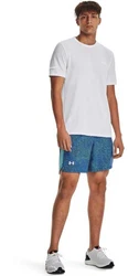 Under Armour T-Shirt Seamless Stride Kurzarm-Oberteil Hellblau/Weiß/Grün/Grau
