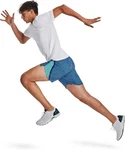 Under Armour T-Shirt Seamless Stride Kurzarm-Oberteil Hellblau/Weiß/Grün/Grau