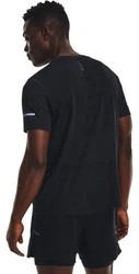 Under Armour T-Shirt Seamless Stride Kurzarm-Oberteil Schwarz/Dunkelblau