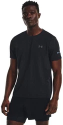 Under Armour T-Shirt Seamless Stride Kurzarm-Oberteil Schwarz/Dunkelblau