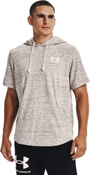 Under Armour Kapuzenpullover Rival Kurzarm-Hoodie Rot/Khaki/Grau