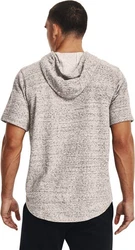 Under Armour Kapuzenpullover Rival Kurzarm-Hoodie Rot/Khaki/Grau