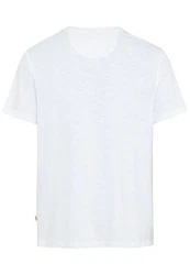camel active T-Shirt Henley weiß