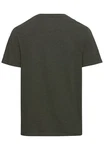 camel active T-Shirt Henley Dunkelgrün/Khaki