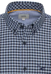 camel active Langarmhemd Businesshemd Blau/Dunkelblau/Hellblau