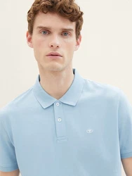 TOM TAILOR Poloshirt Hellblau/Blau