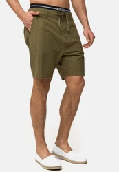Indicode Chinoshorts Giwgros Dunkelgrün/Khaki