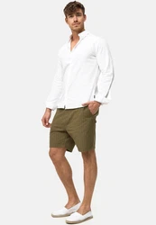 Indicode Chinoshorts Giwgros Dunkelgrün/Khaki