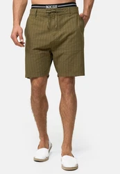 Indicode Chinoshorts Giwgros Dunkelgrün/Khaki