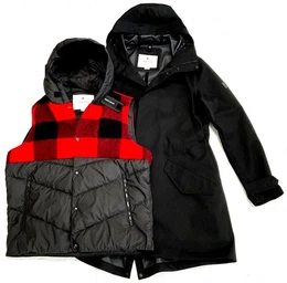 3-in-1-Funktionsparka Parka, 3in1 Fishtail Parka, Herren Jacke und Weste 3IN1