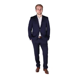 Anzughose HOSE DELUXE SUPER 100 NAVY