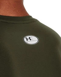 Under Armour Herren UA HG Armour Comp SS T-Shirt Dunkelgrün/Grün