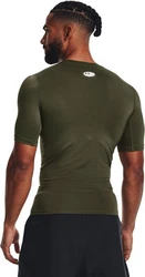 Under Armour Herren UA HG Armour Comp SS T-Shirt Dunkelgrün/Grün