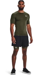 Under Armour Herren UA HG Armour Comp SS T-Shirt Dunkelgrün/Grün