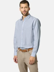 Babista Langarmhemd MILANVELLO Hellblau/Blau/Dunkelblau/Grau