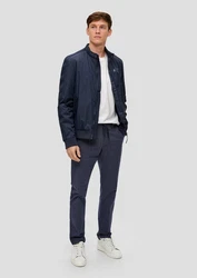 s.Oliver Stoffhose Regular Fit Chino Dunkelblau/Blau