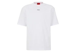 HUGO Herren T-Shirt DAPOLINO Weiß/Rot