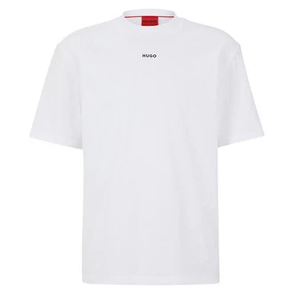 HUGO Herren T-Shirt DAPOLINO Weiß/Rot
