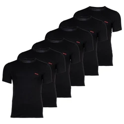 HUGO T-Shirt Herren 6er Pack Rundhals Kurzarm 