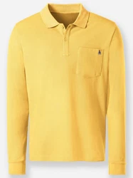 Witt Langarm-Poloshirt CATAMARAN gelb
