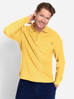 Witt Langarm-Poloshirt CATAMARAN gelb Witt Langarm-Poloshirt CATAMARAN gelb