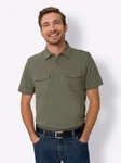 Sieh an! T-Shirt Kurzarm-Poloshirt 
