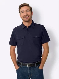 Sieh an! T-Shirt Kurzarm-Poloshirt