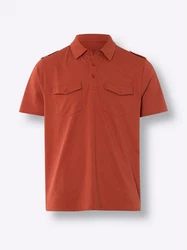 Sieh an! T-Shirt Kurzarm-Poloshirt 