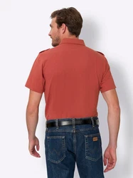 Sieh an! T-Shirt Kurzarm-Poloshirt 