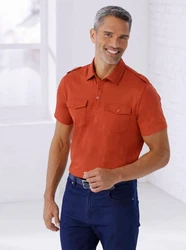 Sieh an! T-Shirt Kurzarm-Poloshirt 