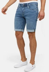 Indicode Jeansshorts INDanny Blau/Hellblau