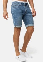 Indicode Jeansshorts INDanny Blau/Hellblau