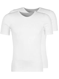 Unterziehshirt Herren Shirt kurzarm 2er Pack Cotton 2 Pack Double (Packung, 2-St) biologisch abbaubar